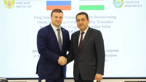 Виталий Хоценко провел рабочую встречу в Узбекистане