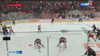 Омский «Авангард» с победы начал одну четвертую плей-офф кубка Гагарина