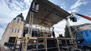 В Омске продолжается подготовка к открытию «Пешеходного Любинского»