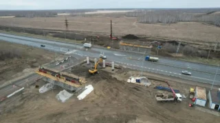 Строительство Северного обхода Омска идет в хорошем темпе