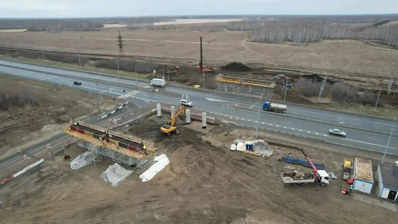 Строительство Северного обхода Омска идет в хорошем темпе