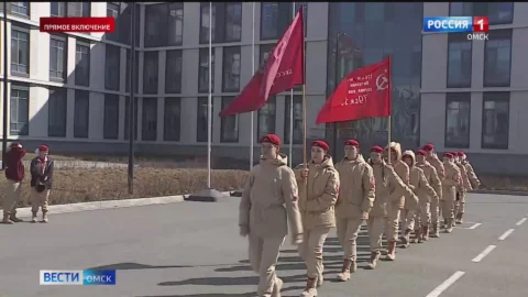 В Омске сегодня продолжается «Эстафета Памяти»