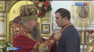 В ночь на Пасху губернатору Омской области вручили высокую награду Русской православной церкви