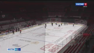 Омский «Авангард» приступил к тренировкам на льду перед стартом полуфинала плей-офф