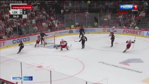 Омский «Авангард» не смог развить свой успех после двух выигранных матчей в Ярославле