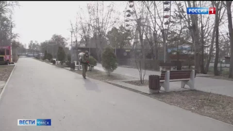 В Омске начали обрабатывать городские скверы и парки от клещей