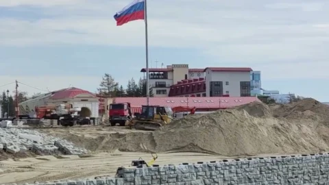 В Омске продолжается благоустройство набережной Иртыша