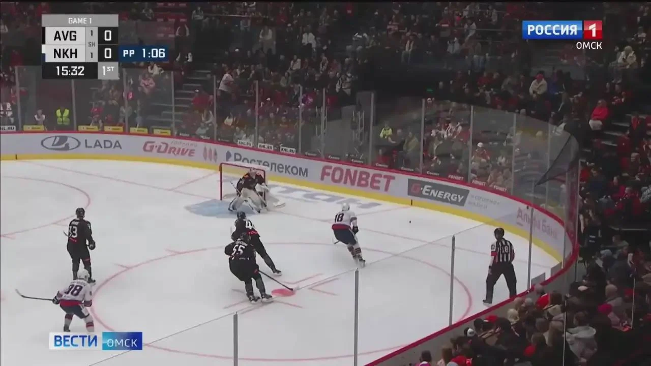 Омский «Авангард» проведет пятый матч серии против нижнекамского «Нефтехимика»