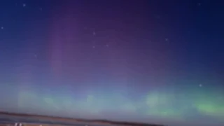 В Омской области этой ночью было северное сияние