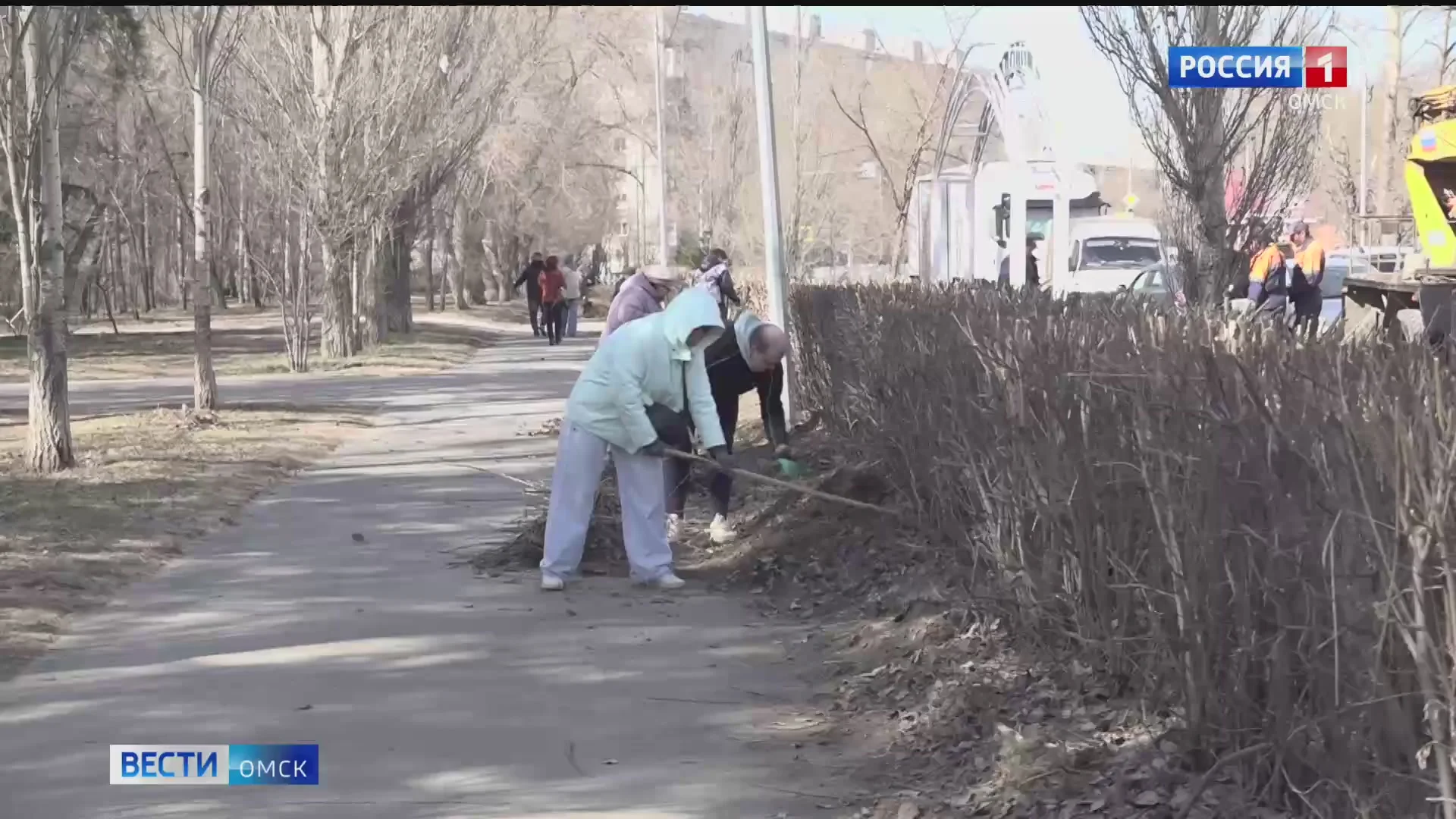 Омск присоединился к всероссийскому субботнику