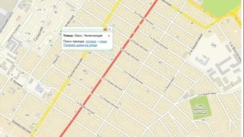 В Омске на двое суток ограничат движение на участке улицы Челюскинцев