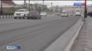 В Омске начали ремонт на улице Гагарина