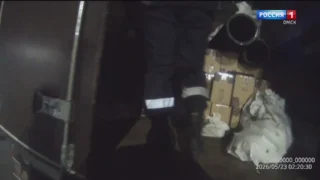 На омской границе задержали несколько грузовиков с рапсом и подсолнечником