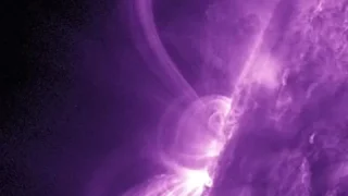 На Солнце произошла мощная вспышка