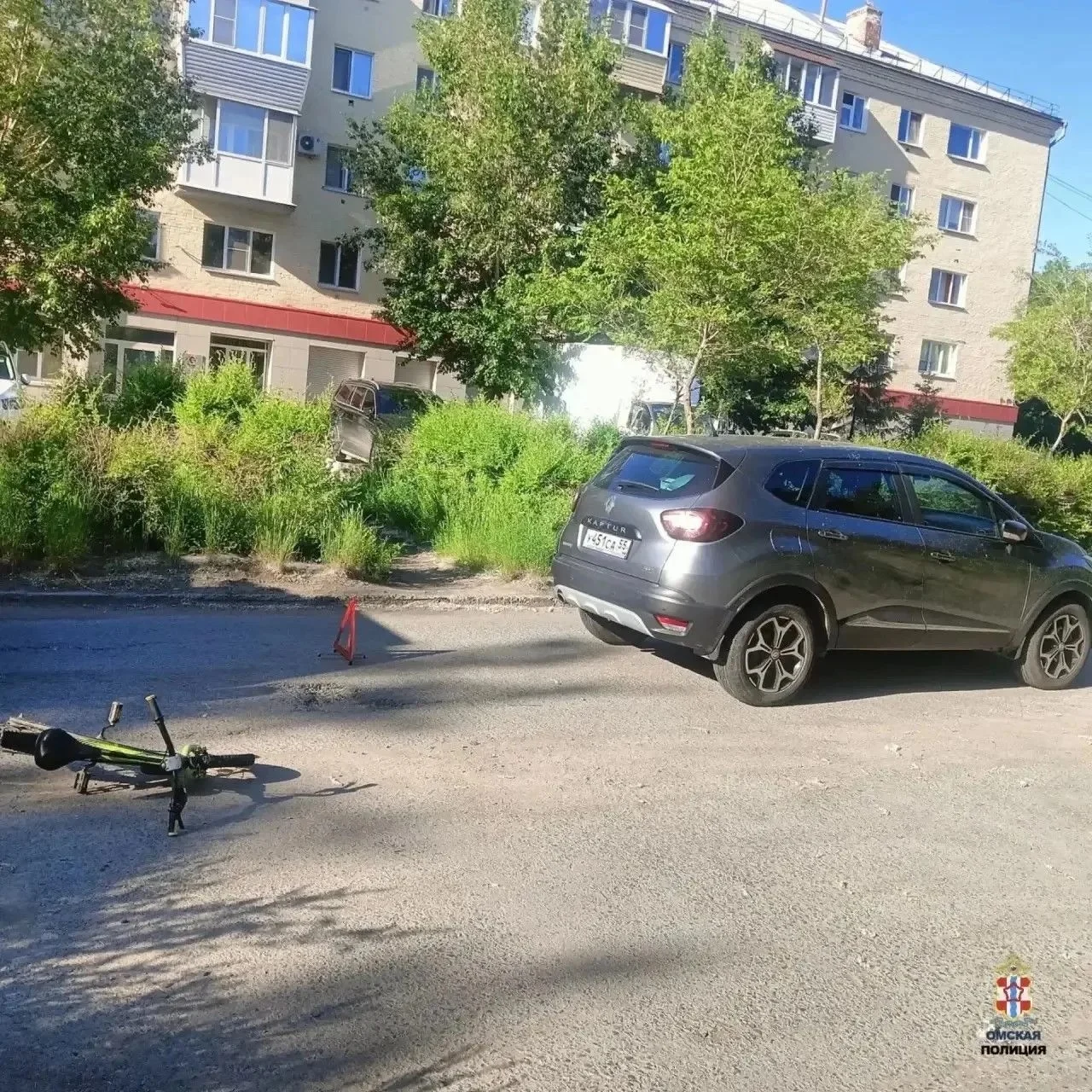 В Омске произошло ДТП с 7-летним ребенком