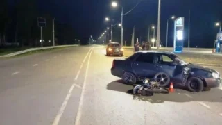 В Омской области произошло ДТП с несовершеннолетним мотоциклистом