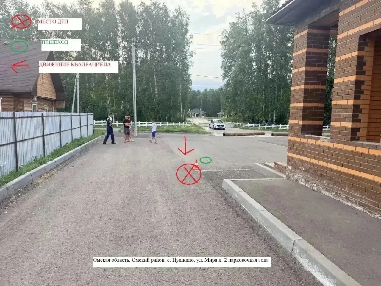 В Омском районе 13‑летний подросток на квадроцикле сбил ребенка