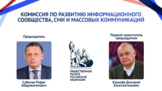 Назначен председатель комиссии Общественной палаты РФ по развитию информационного сообщества и СМИ