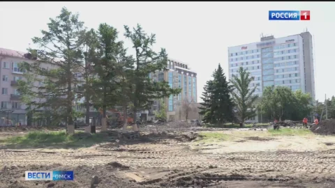 Благоустройство площади Бухгольца завершится уже к 1 сентября