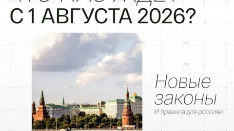 С 1 августа в силу вступят новые законы