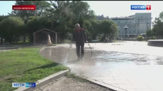 Как Омск охлаждают в жару?