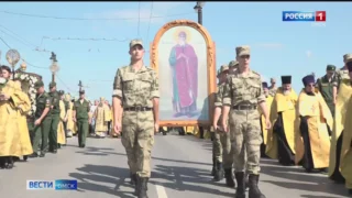В Омске в преддверии Дня Крещения Русии прошёл крестный ход