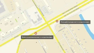 На Левобережье Омска перенесли остановку «Микрорайон Аванград»