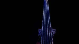 Омская телебашня засияет в честь Дня Государственного флага России