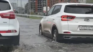 Омск затопило после дождя
