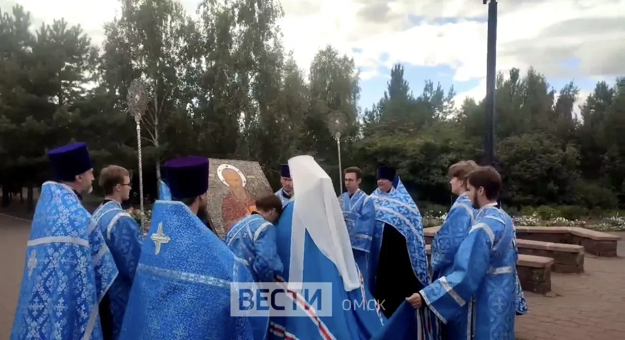 В Омск прибыла икона Иоанна Кронштадтского
