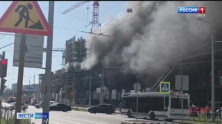 Следственный комитет назвал версию о причине пожара на Левом берегу
