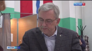 Председатель регионального парламента Александр Артёмов проголосовал на выборах