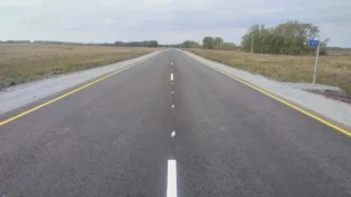 Завершился ремонт дороги между Омском и Казахстаном