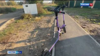 В Омске снова устроили охоту на самокаты