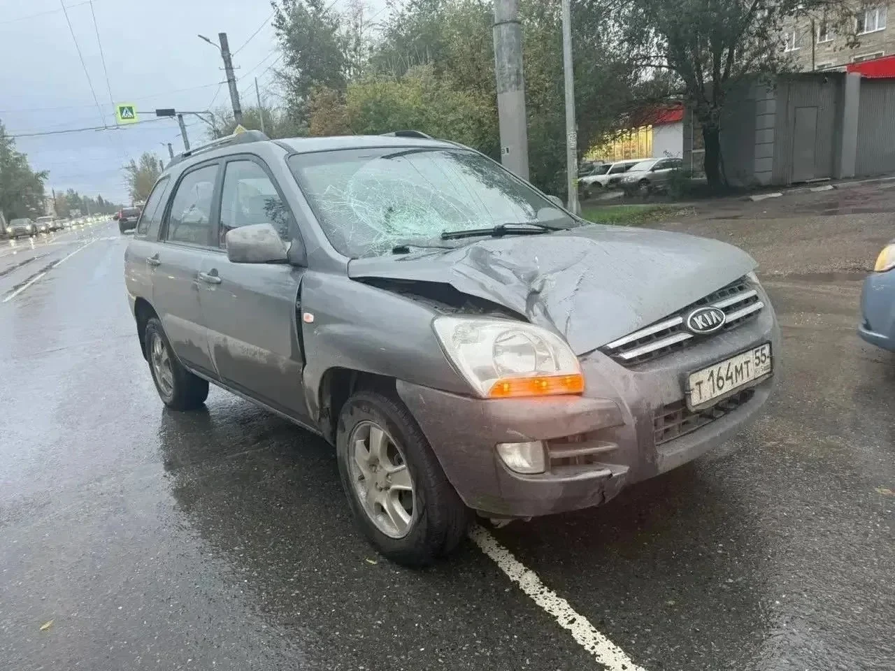 В Омске на пешеходном переходе насмерть сбили мужчину